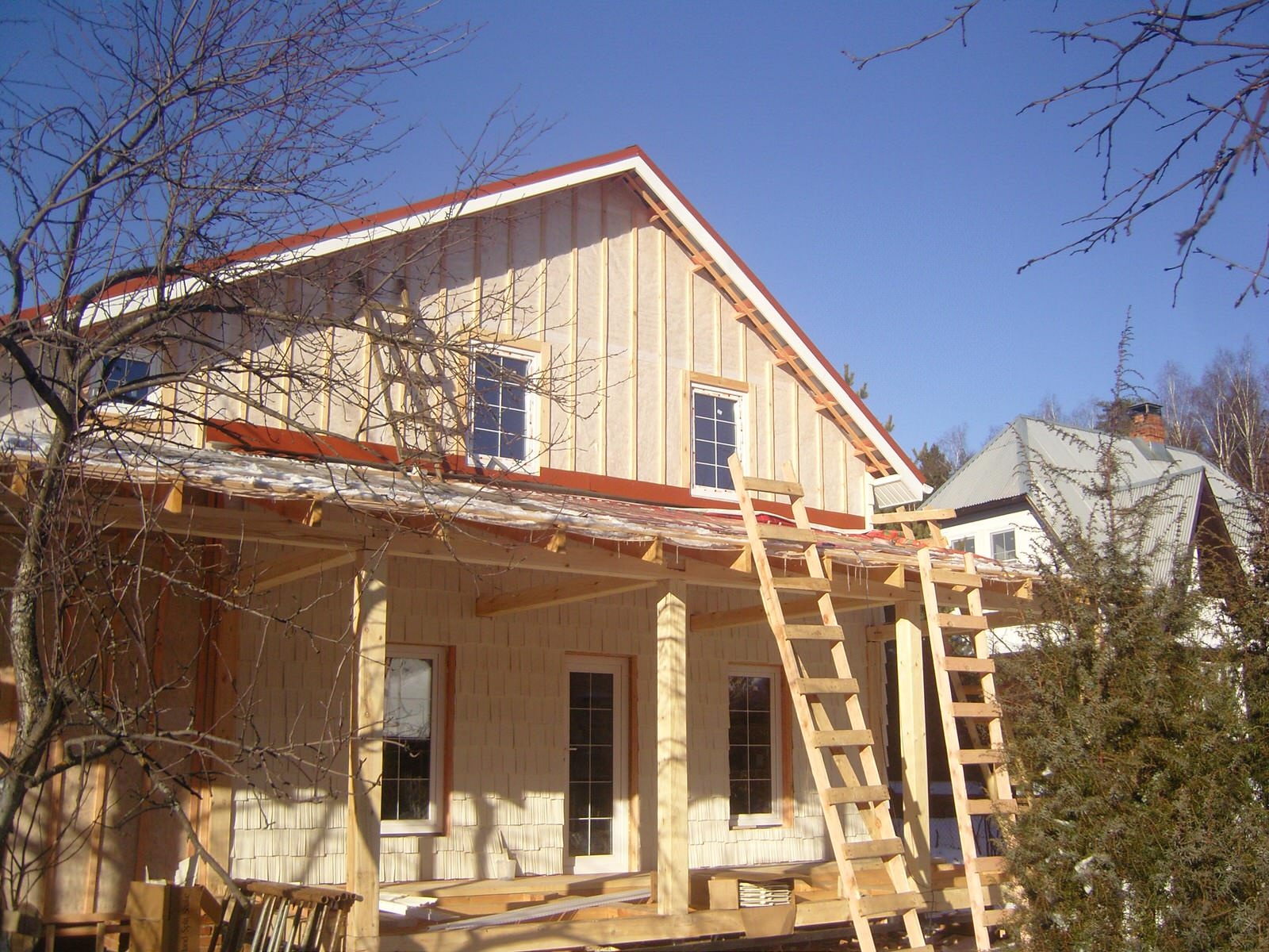 Реконструкция дома в снт "Нептун"