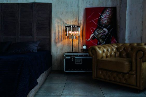 Настольные лампы в интерьере