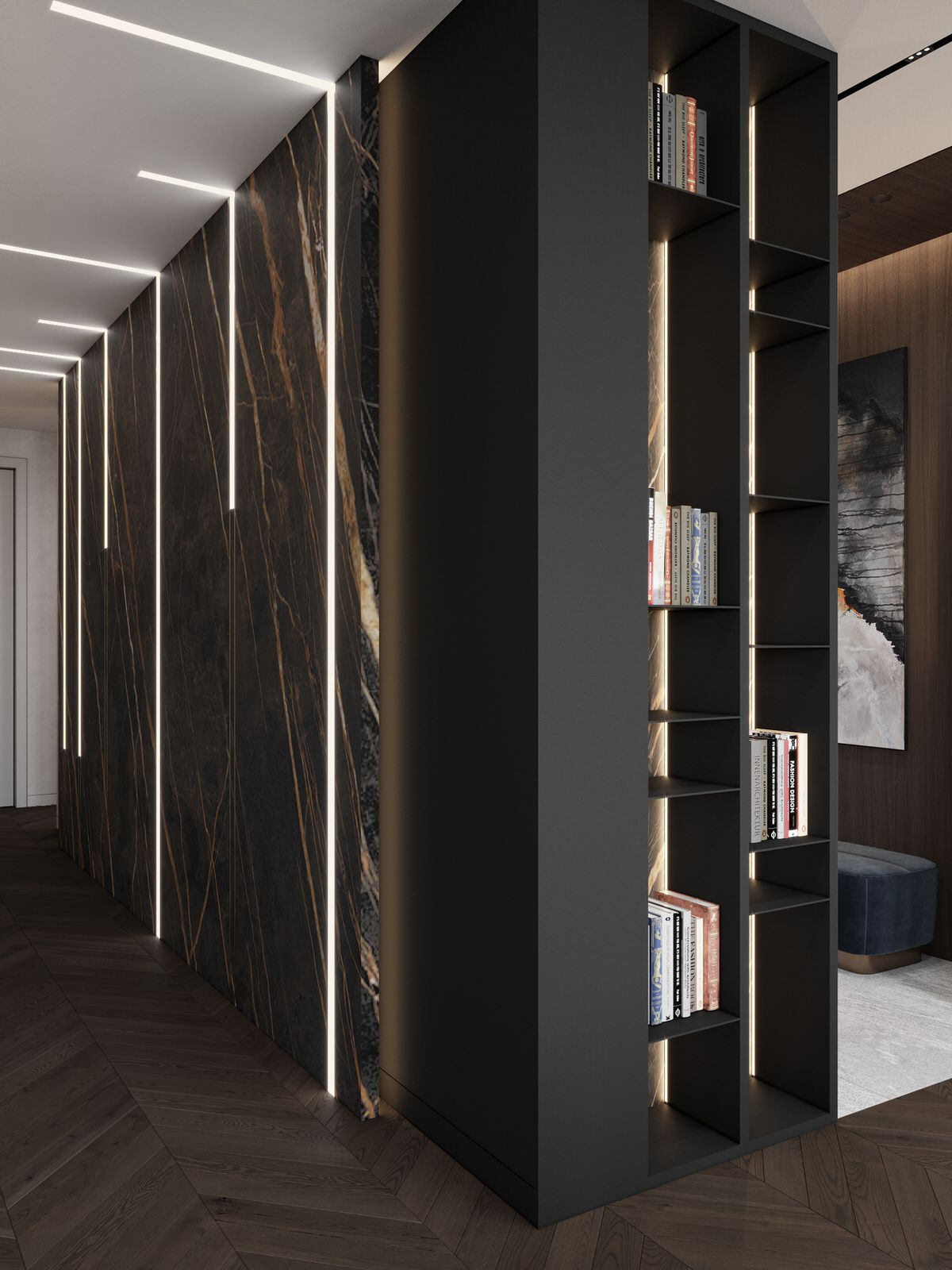 Дизайн четырёхкомнатной квартиры в ЖК "Наследие" | Москва | Россия |