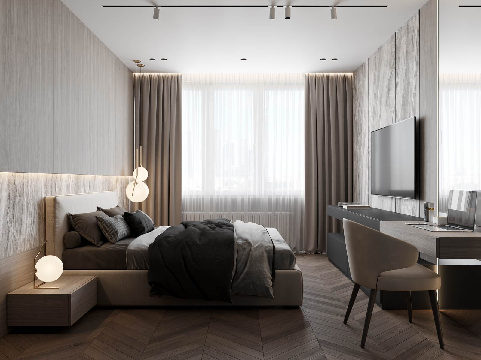 Дизайн четырёхкомнатной квартиры в ЖК "Наследие" | Москва | Россия |