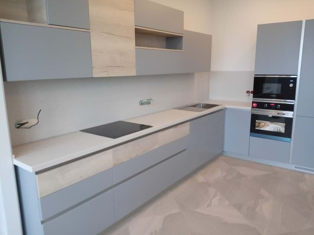 Обложка проекта: Столешница из акрилового камня Grandex E-609 Business Tokio