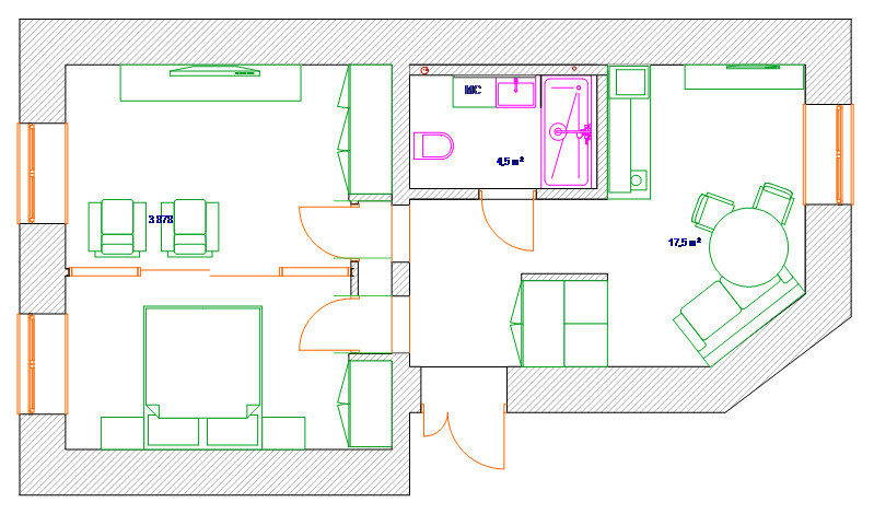 Обложка проекта: Крошечная квартира в центре