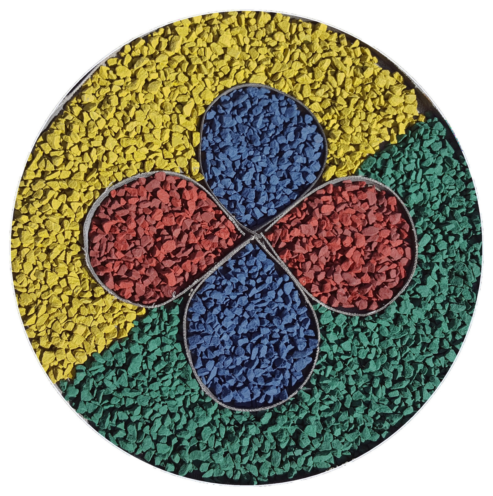 Декоративный цветной щебень