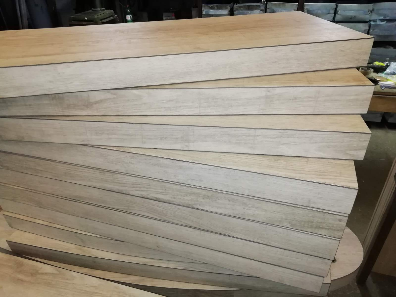 лестница больцевая беленый дуб