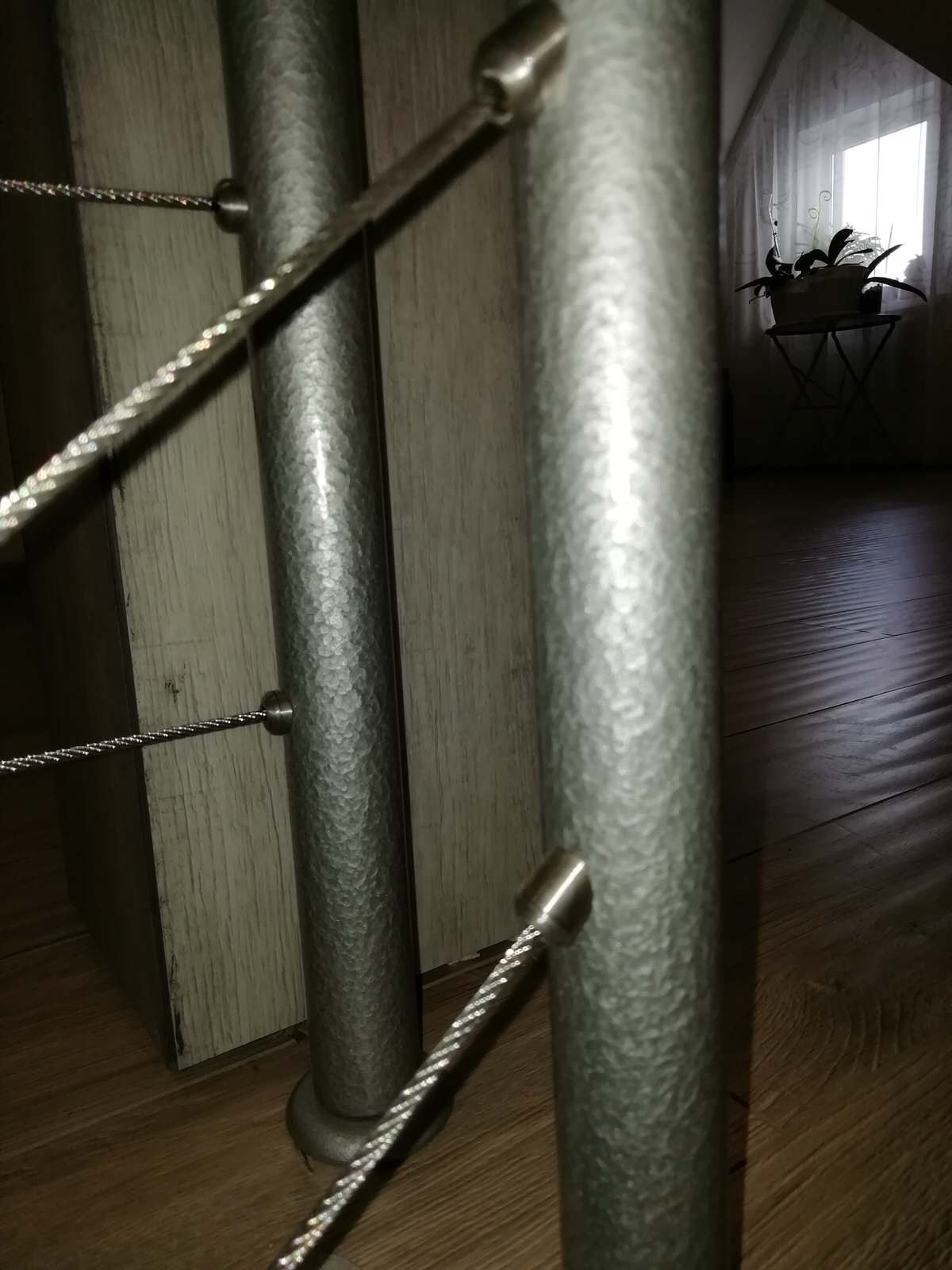 лестница больцевая беленый дуб