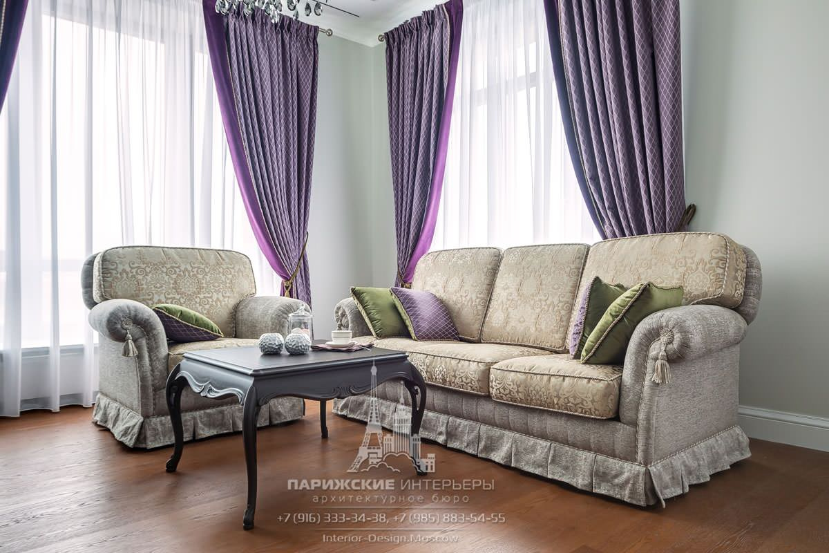 Реализованный проект 3-комнатной квартиры в стиле неоклассика