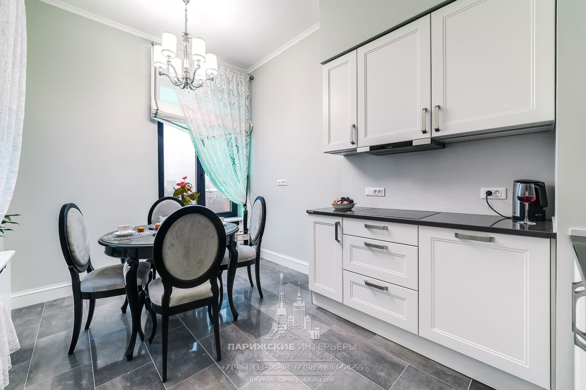 Реализованный проект 3-комнатной квартиры в стиле неоклассика