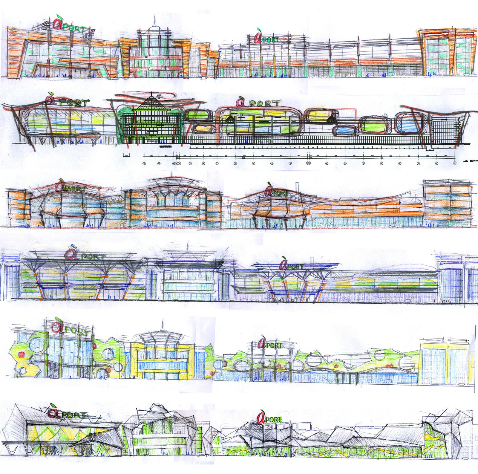 Дизайн торгового центра АПОРТ