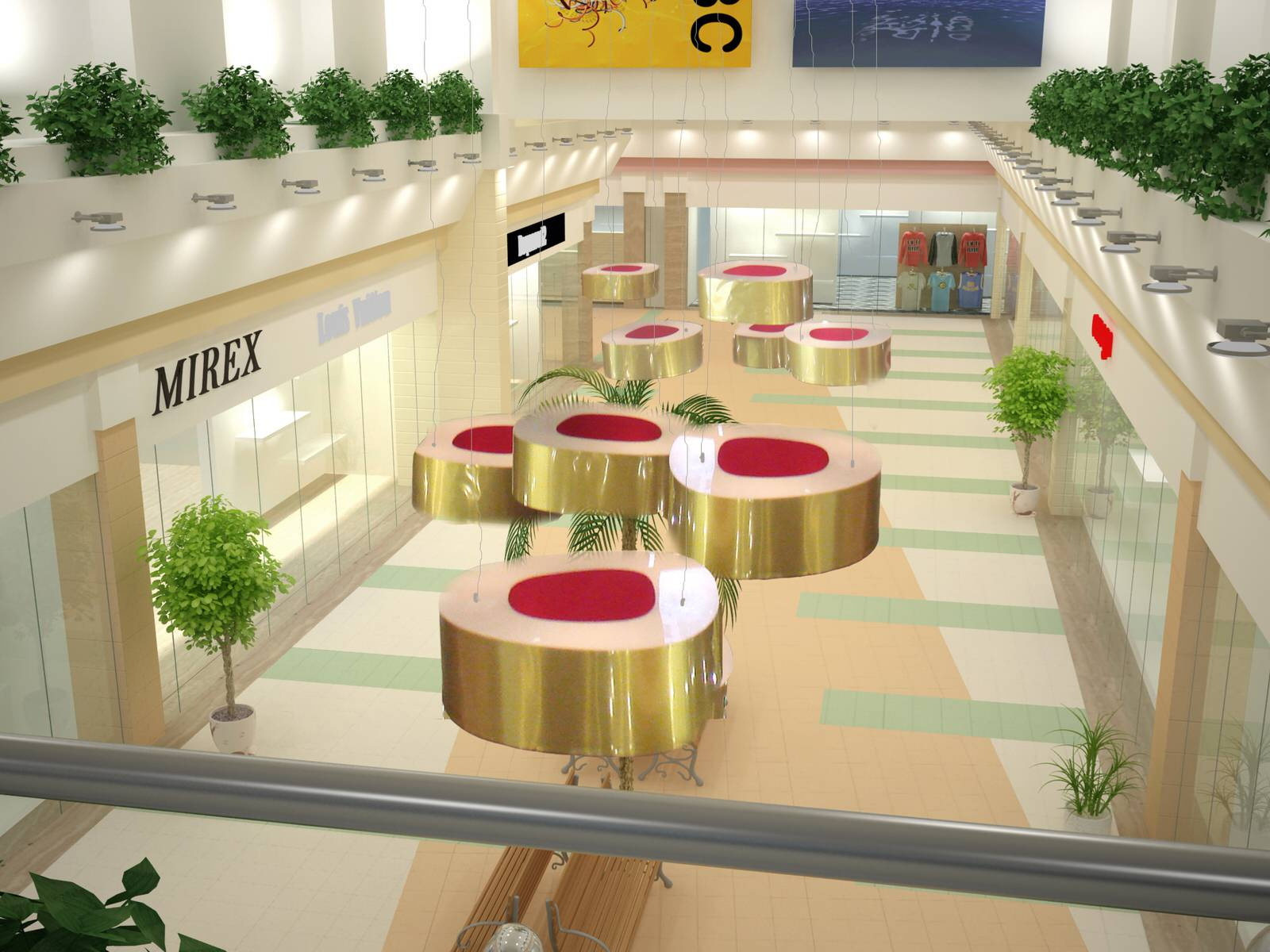 Дизайн торгового центра АПОРТ (фасады/интерьеры)