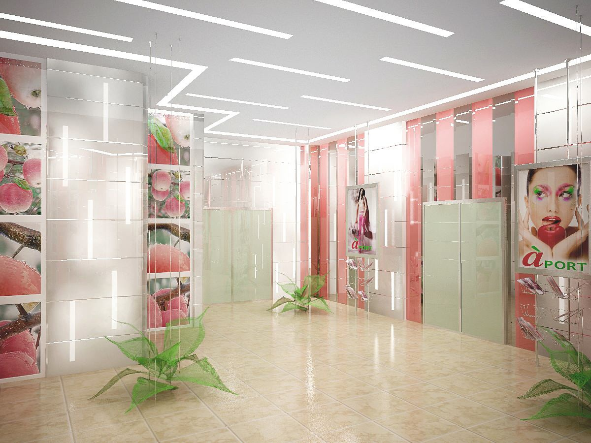 Дизайн торгового центра АПОРТ (фасады/интерьеры)