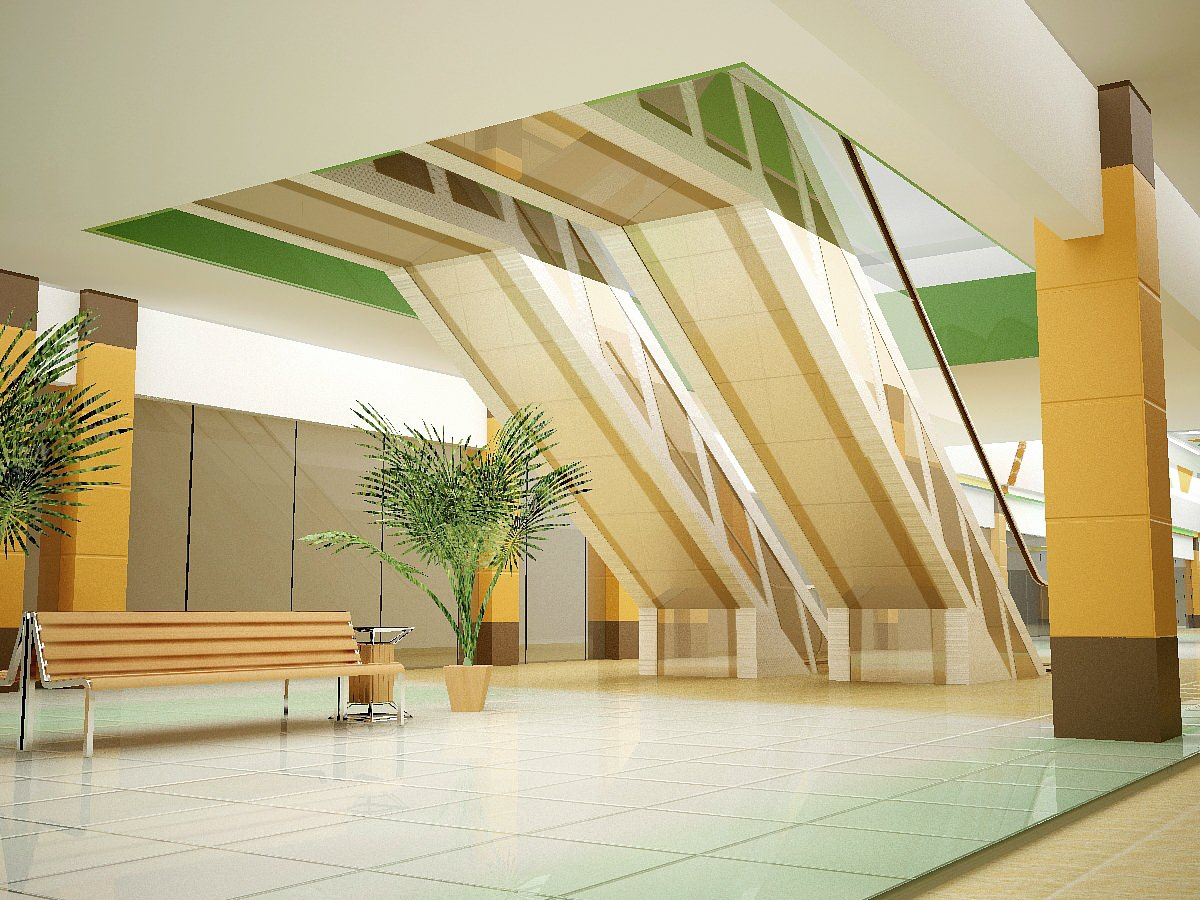 Дизайн торгового центра АПОРТ (фасады/интерьеры)