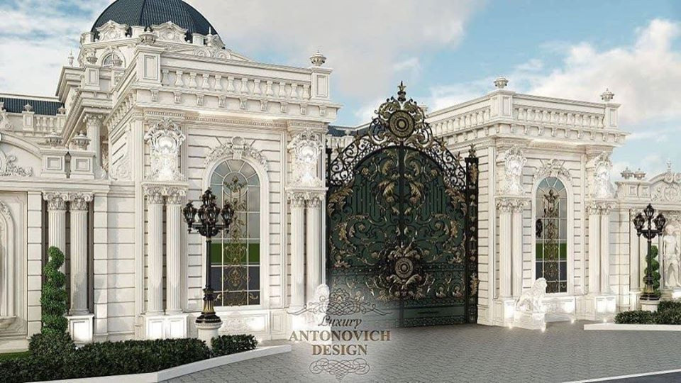 Ландшафтный дизайн дома от студии Luxury Antonovich Design