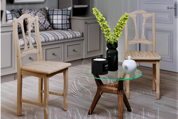 Стул из массива дуба