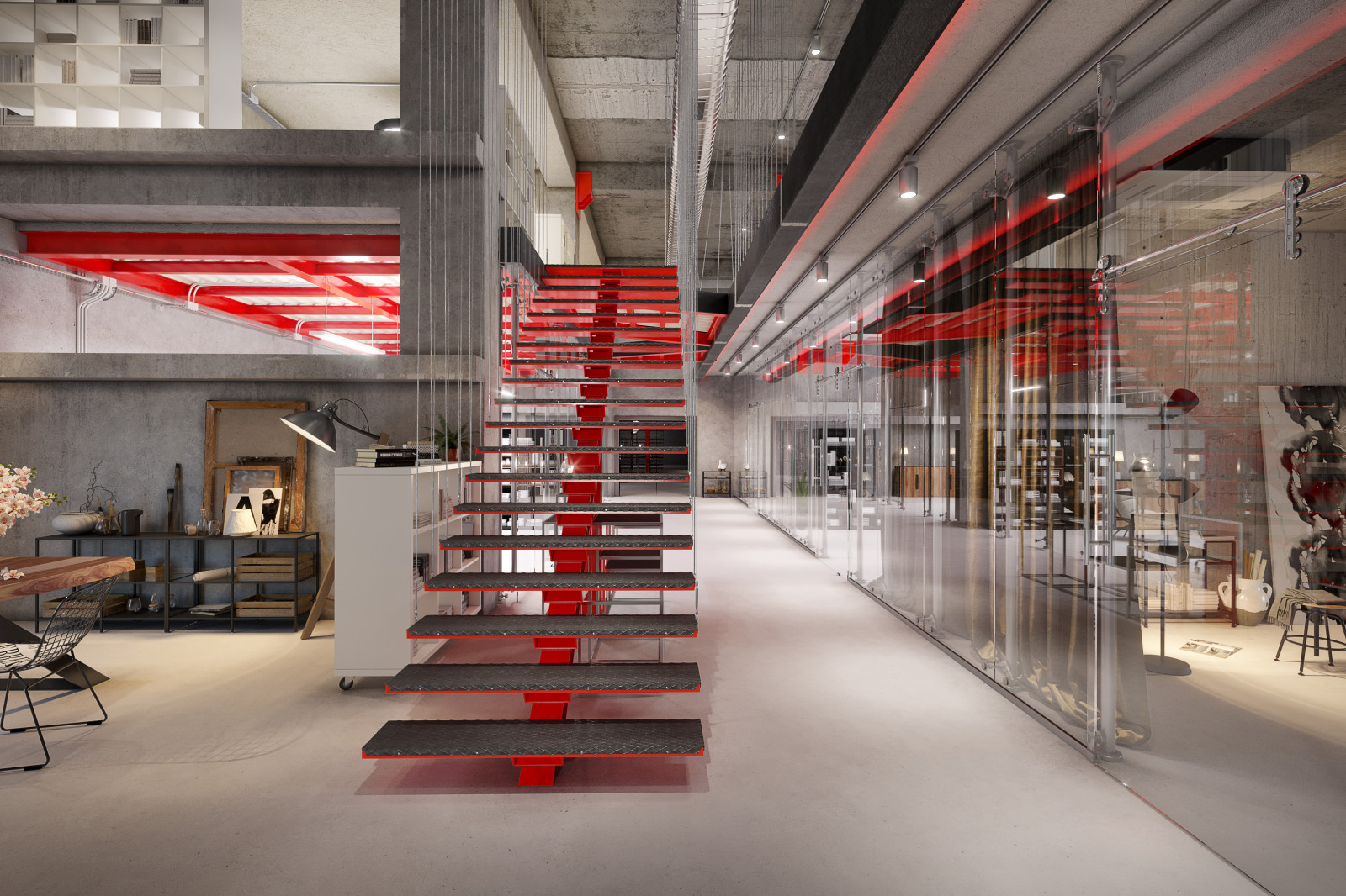 Обложка проекта: Office interior visualization