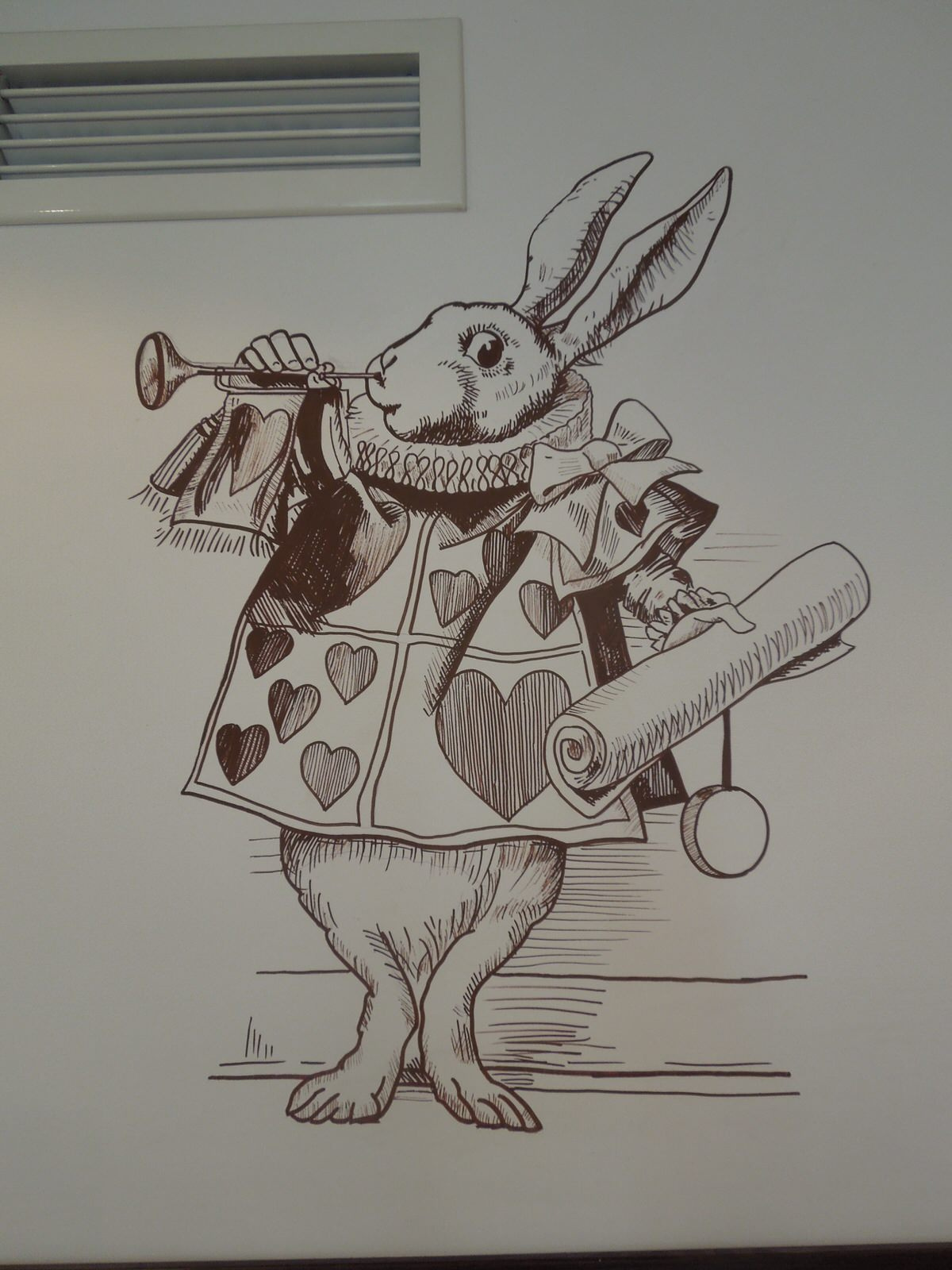 Роспись Алиса в Стране Чудес