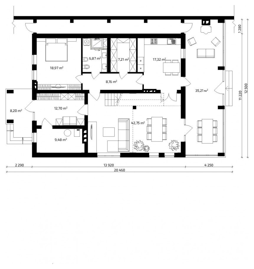 Проект дома 300м2