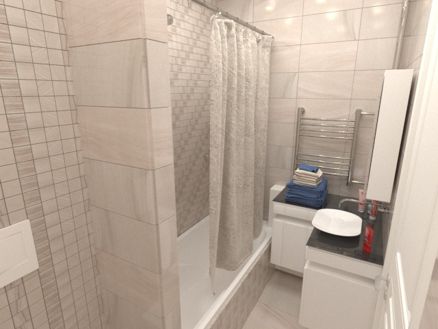 Проект во вторичке, 1 комнатная квартира