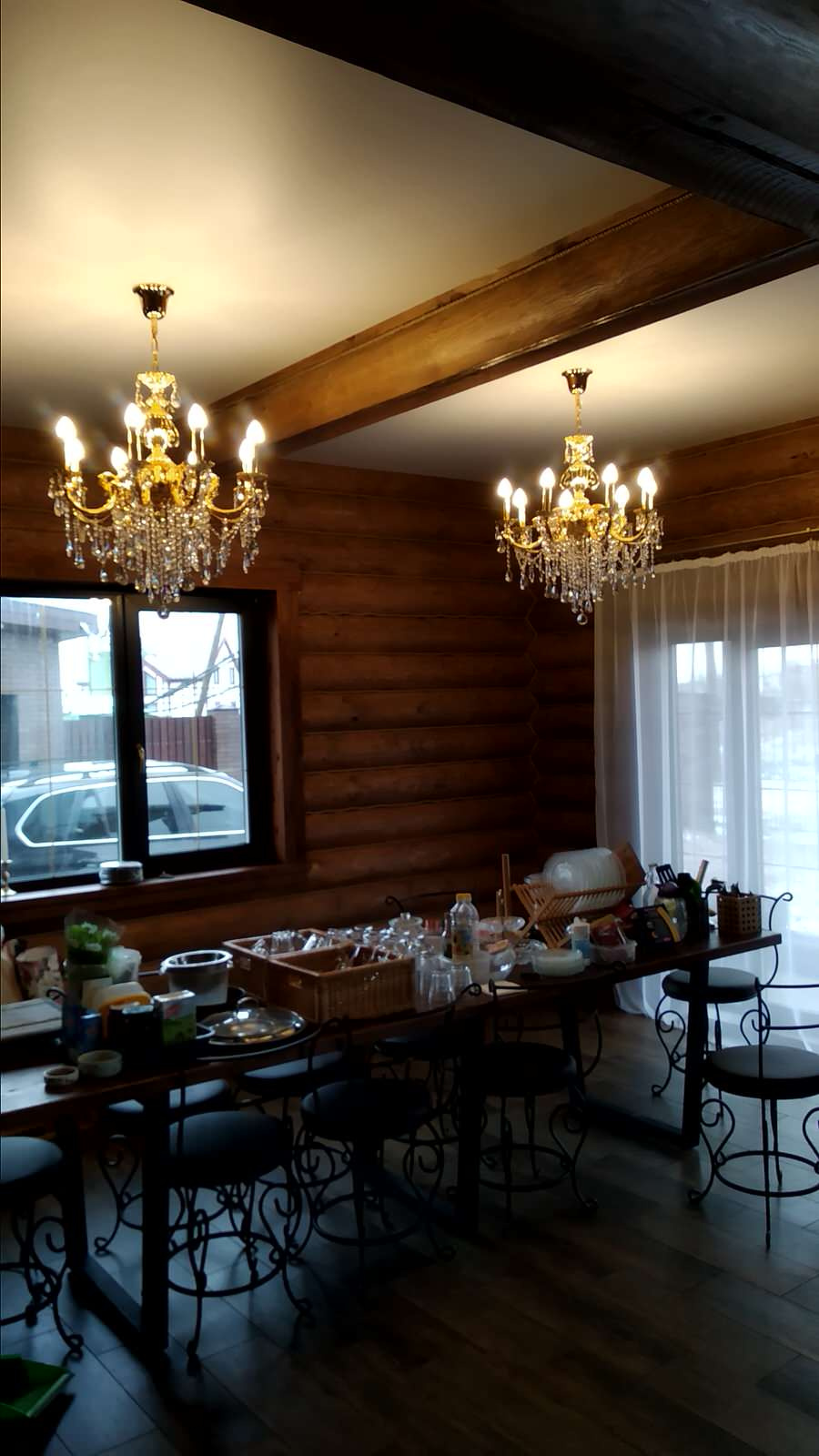 Ретро проводка в загородном коттедже