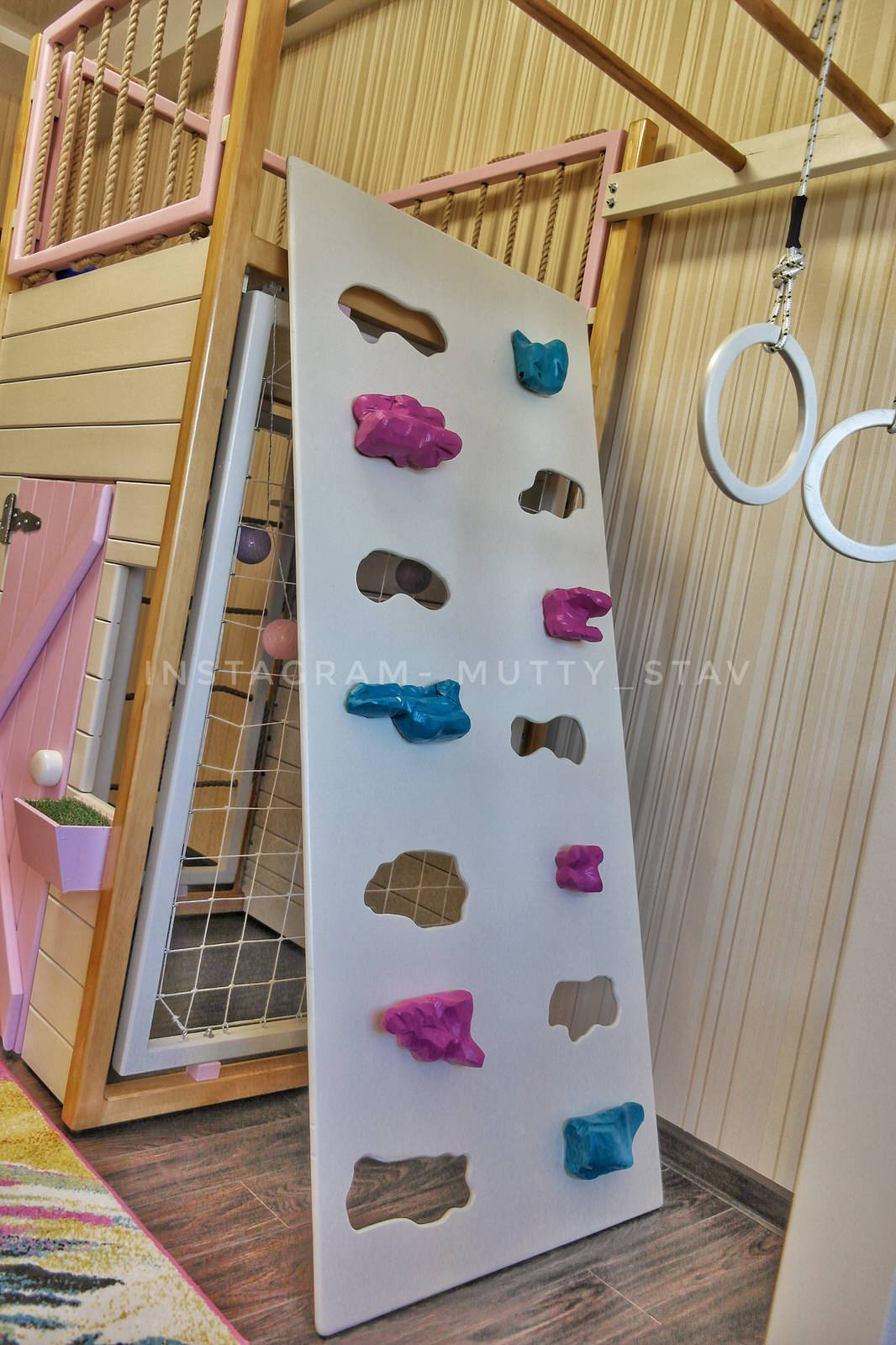 детский спортивный комплекс/шведская стенка/игровой домик