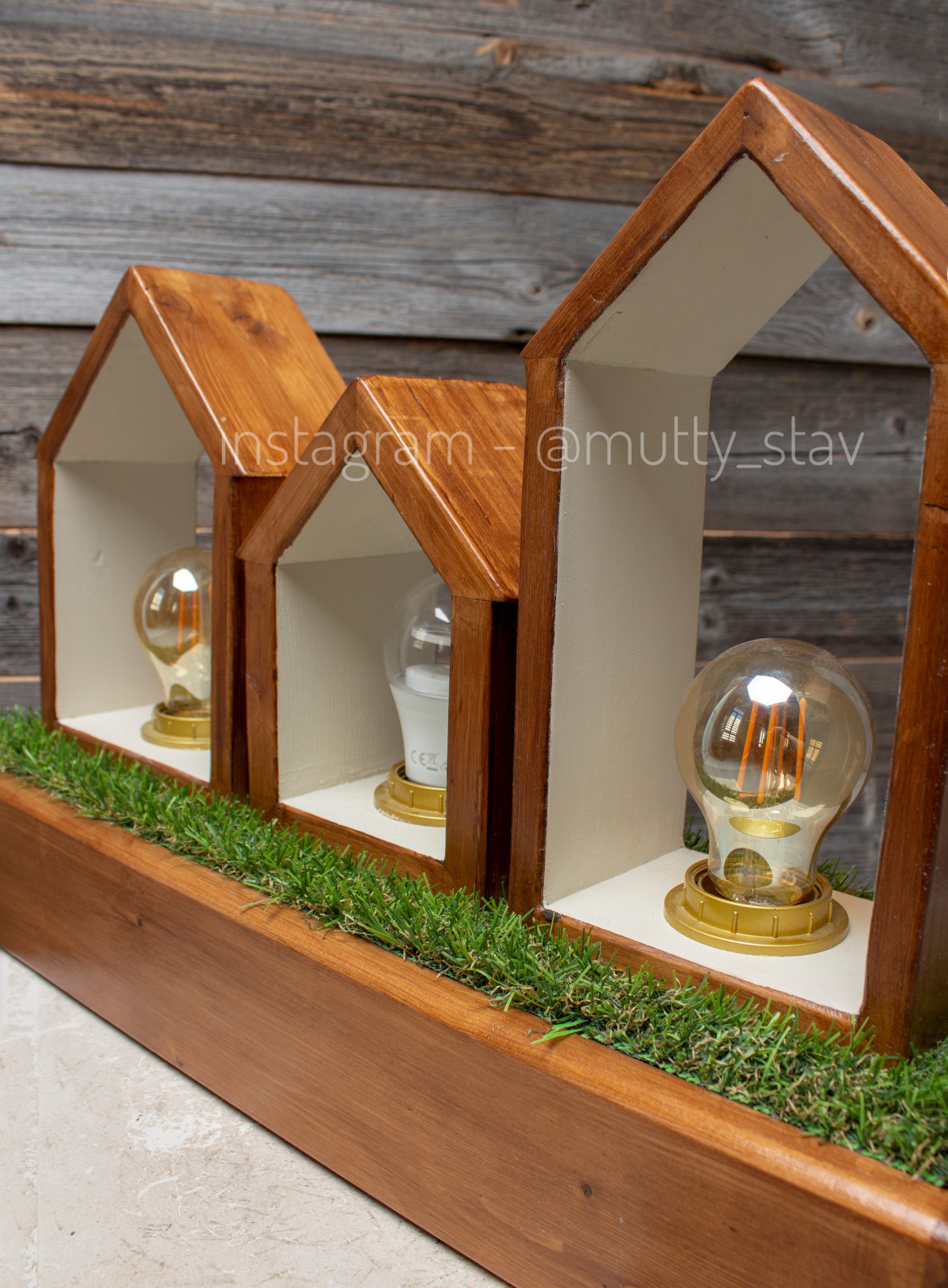 светильник домики