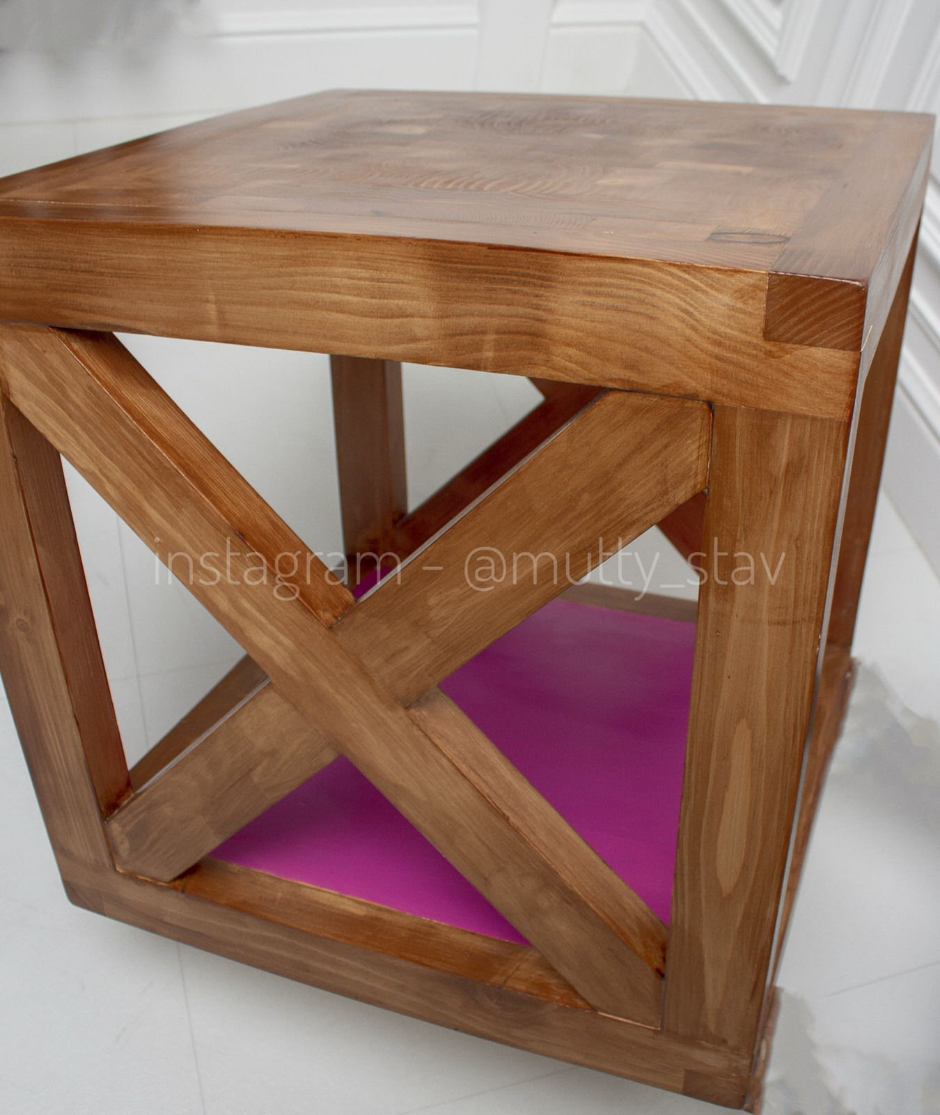 журнальный столик куб