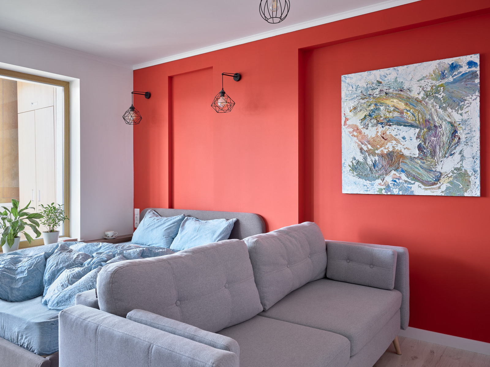 В гостях: 36 кв.м — квартира с фламинго для архитектора