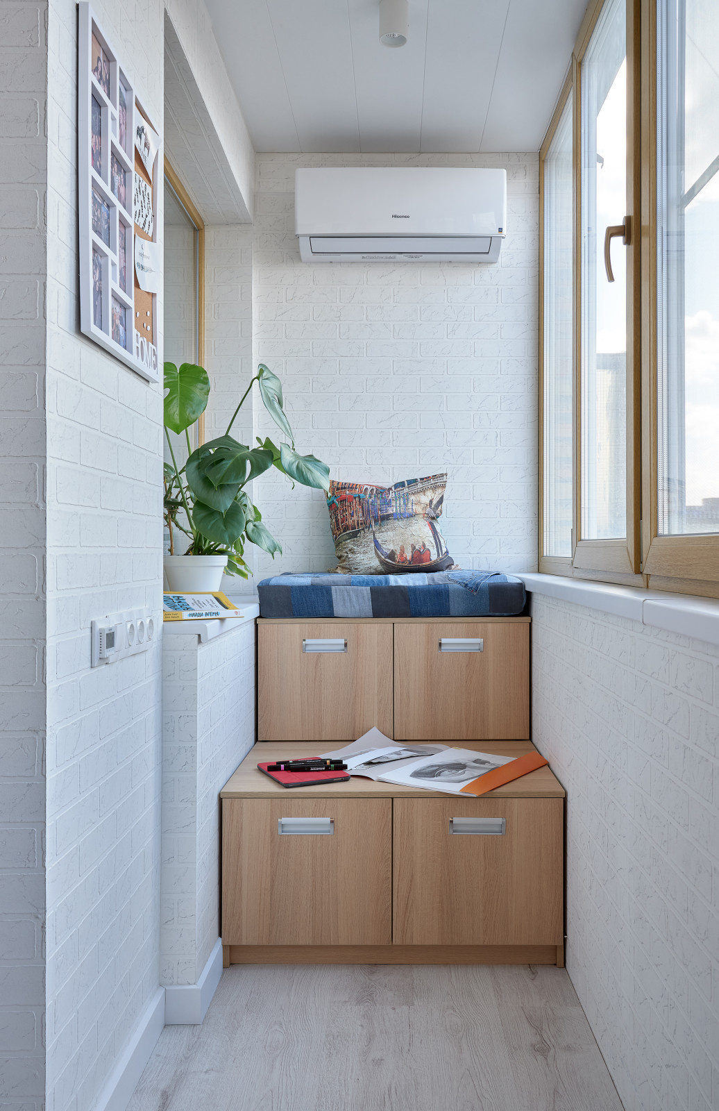 В гостях: 36 кв.м — квартира с фламинго для архитектора