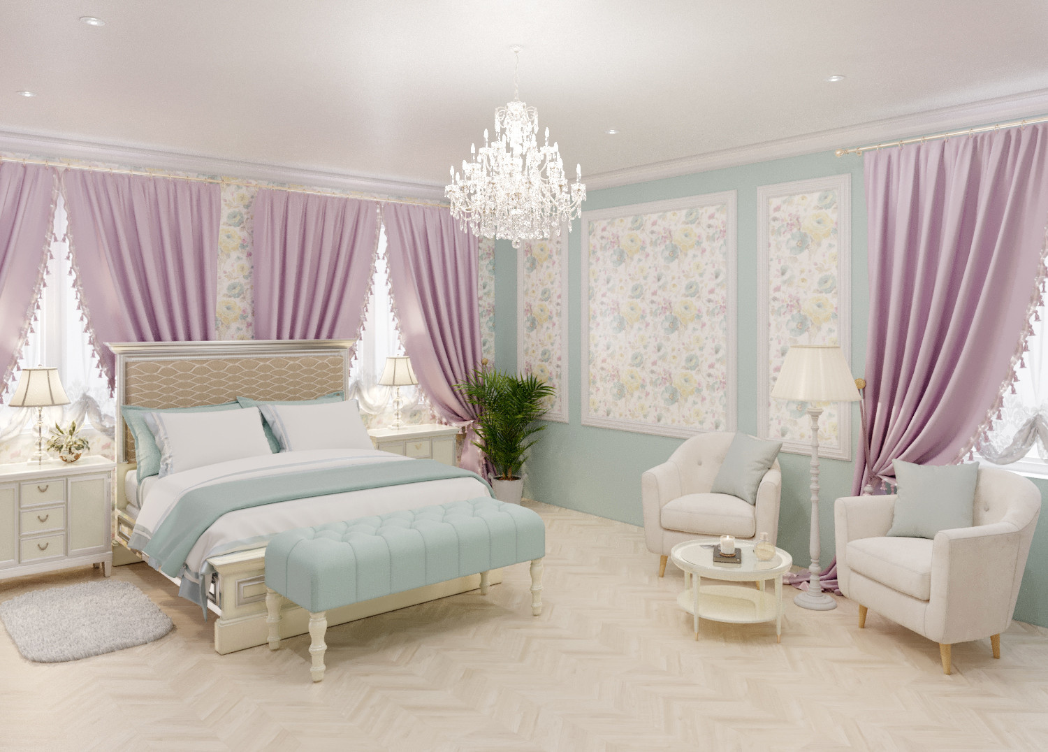 Interior Design in provice style