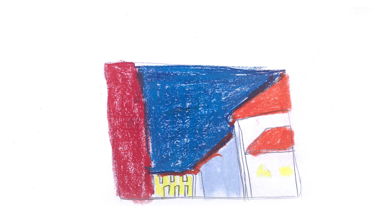 Город (пастель)