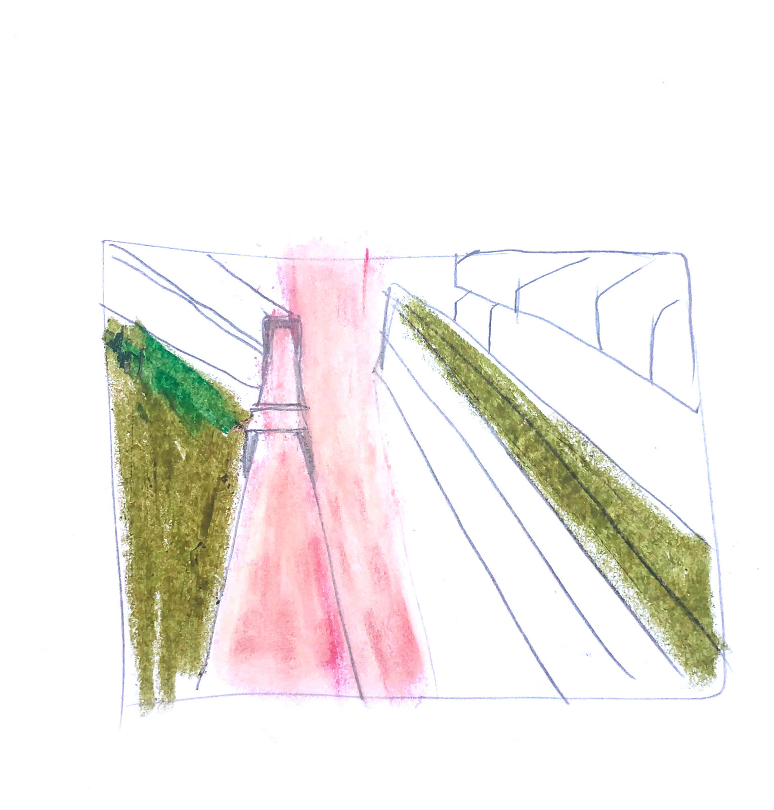 Город (пастель)