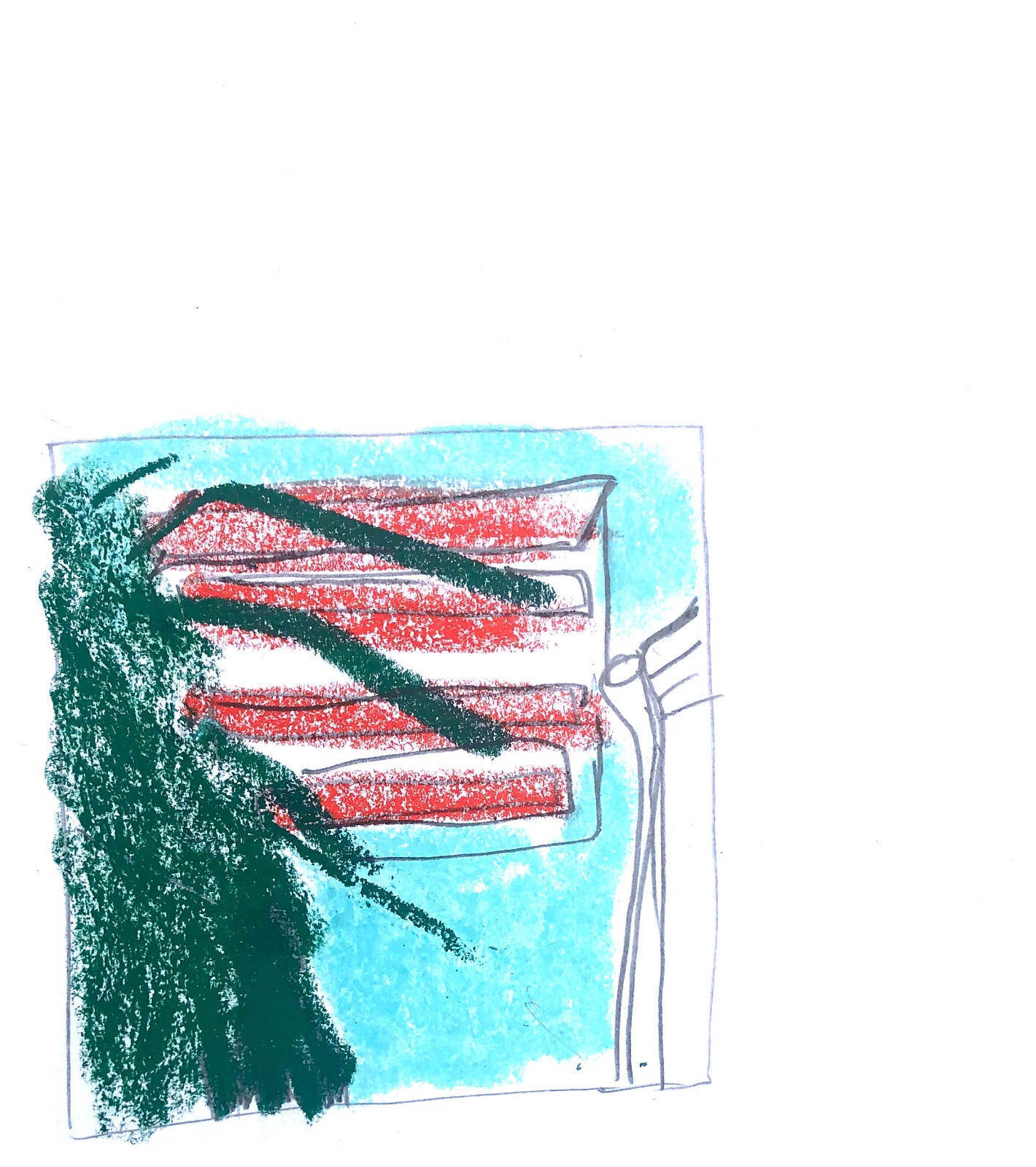 Город (пастель)