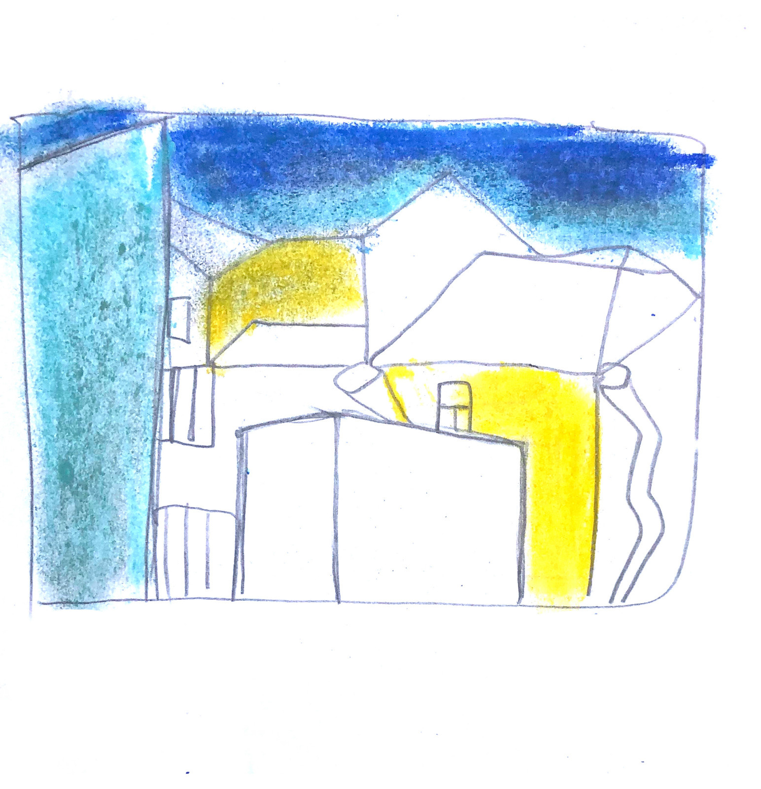 Обложка проекта: Город (пастель)