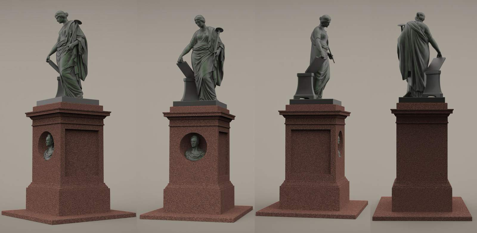 Гипсовая скульптура