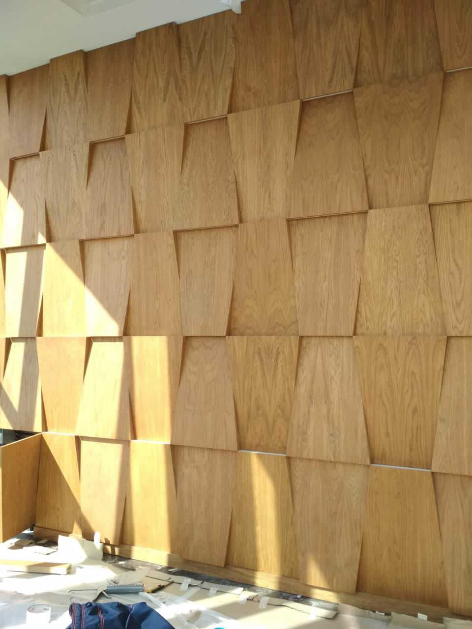 Отделка стен деревом, деревянные балки