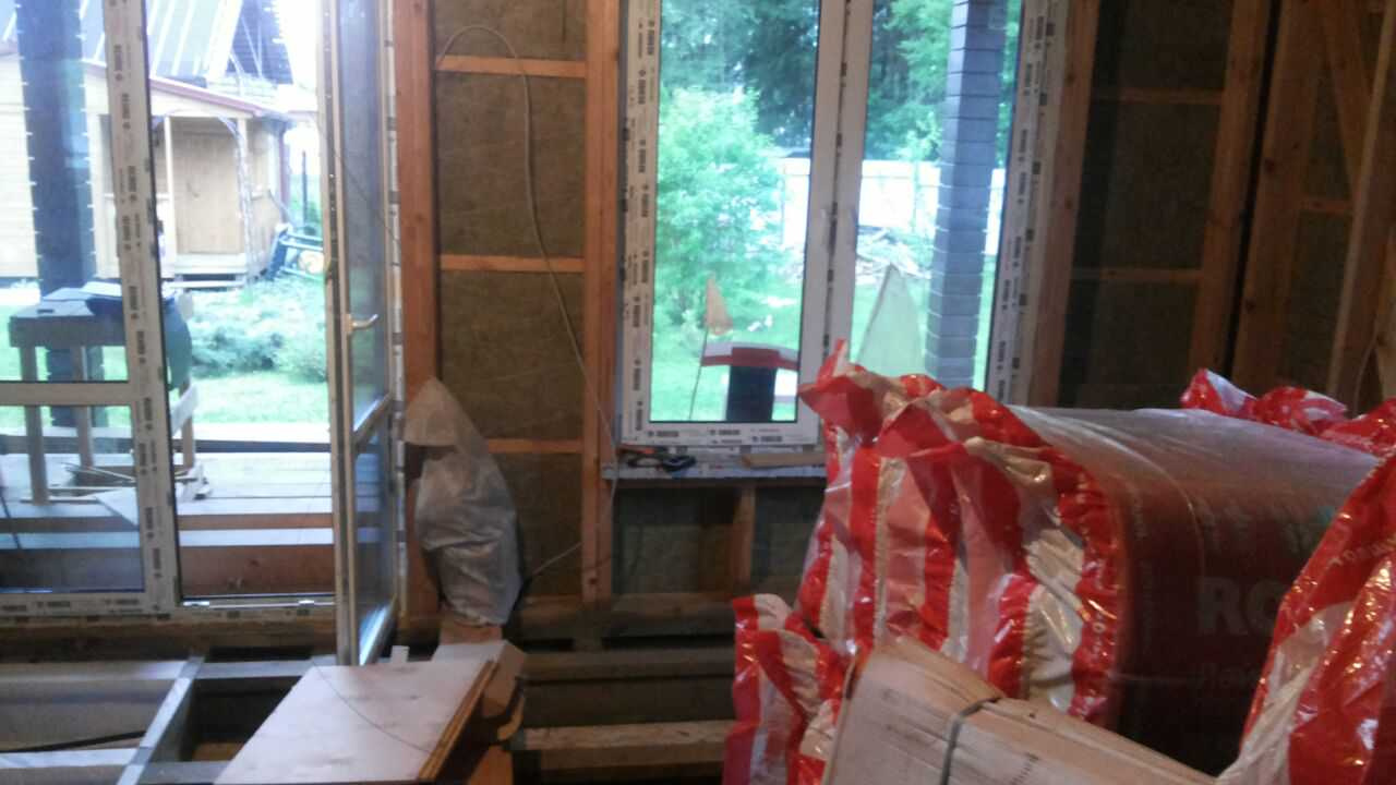 Каркасный дом листвиница