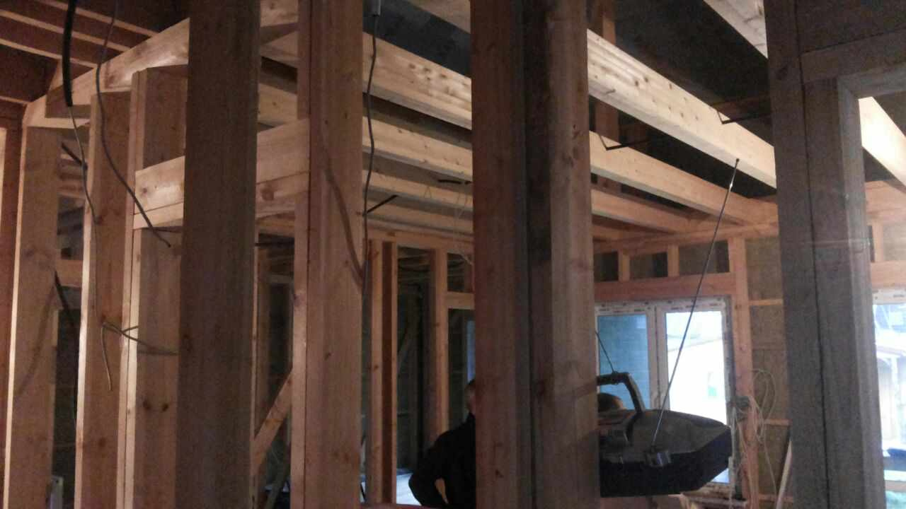 Каркасный дом листвиница