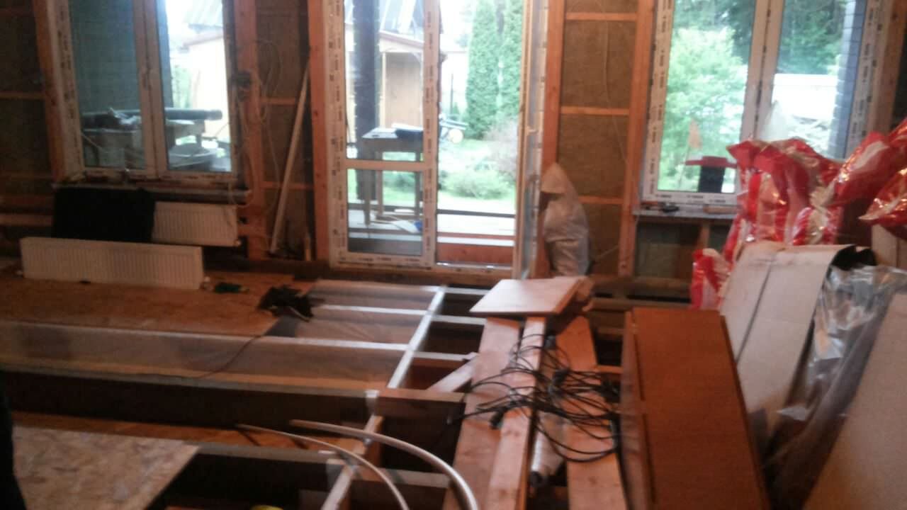 Каркасный дом листвиница