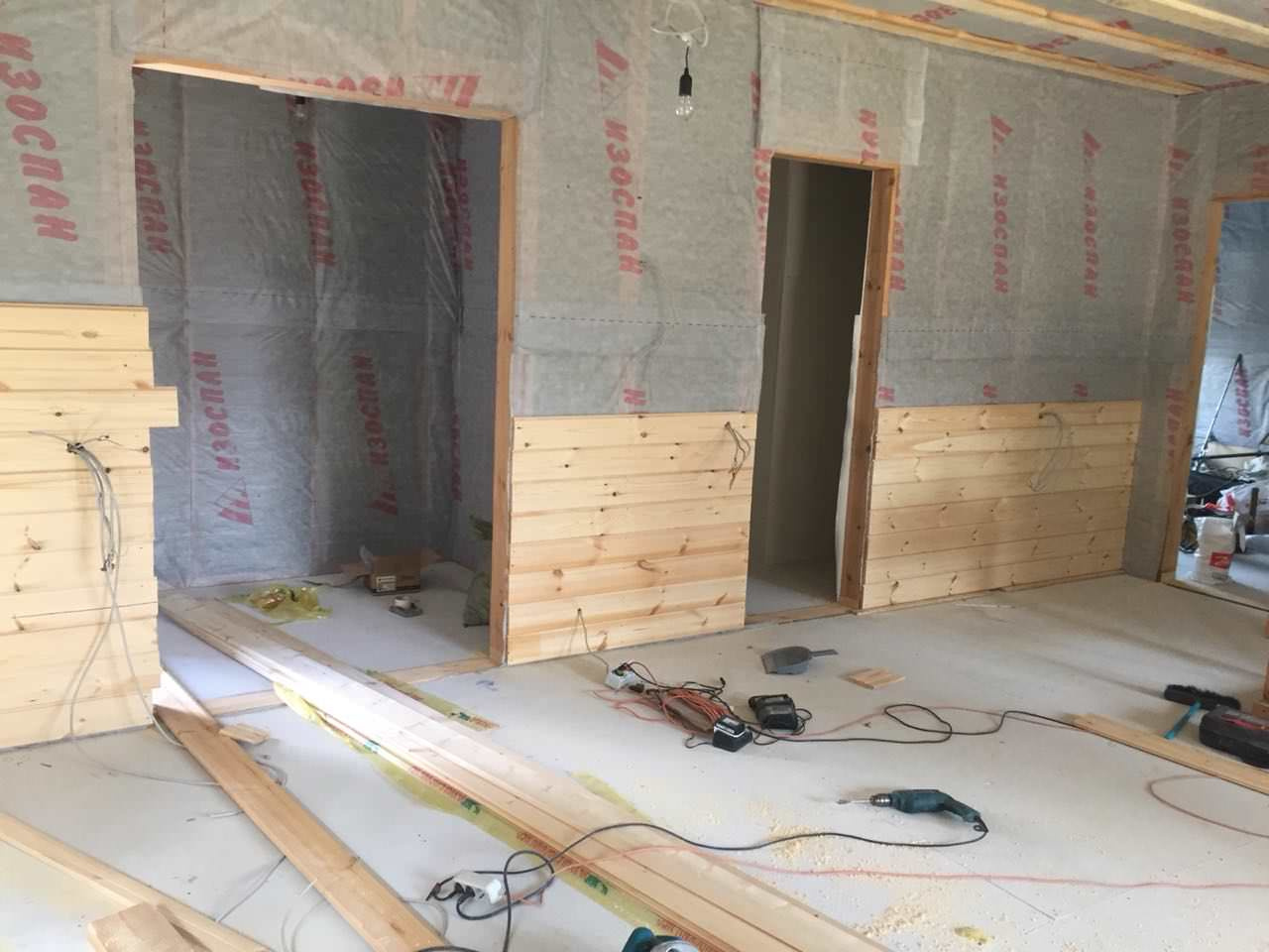 Каркасный дом листвиница