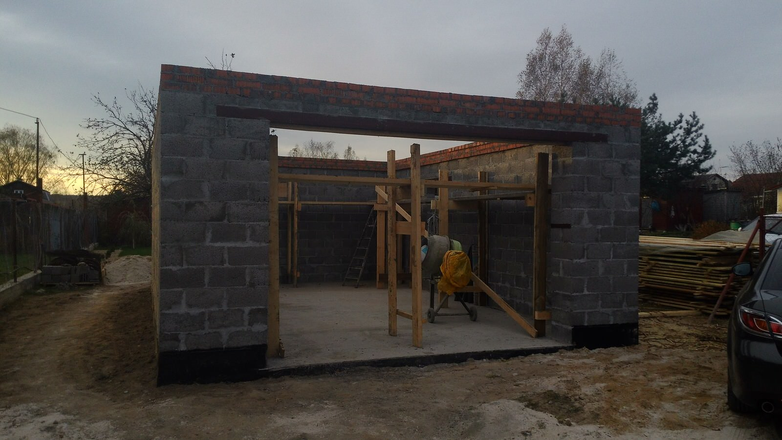 Гараж на реке Ока