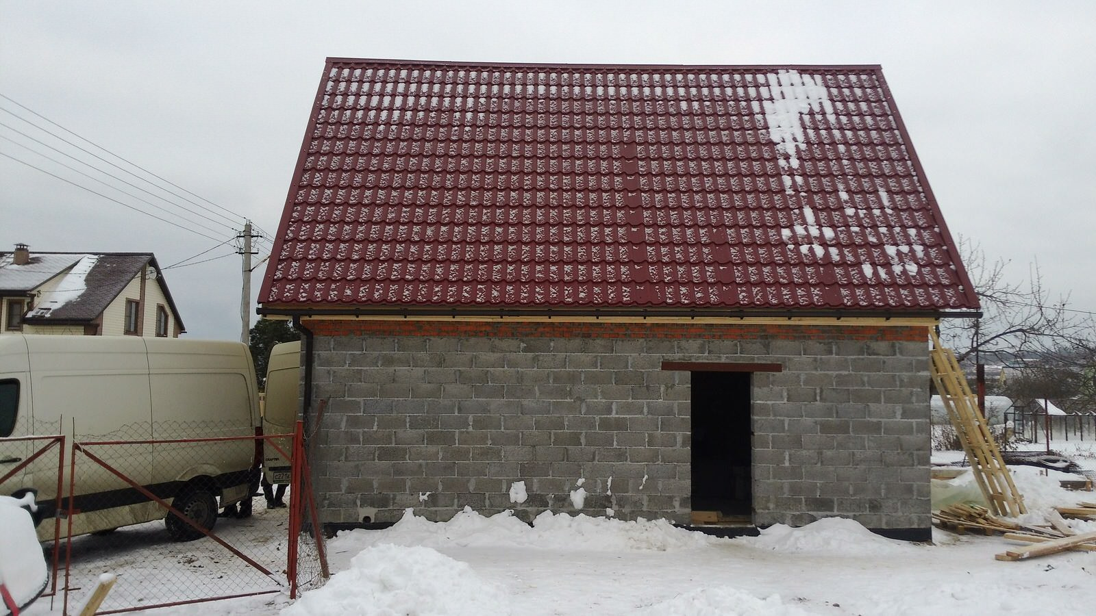 Гараж на реке Ока