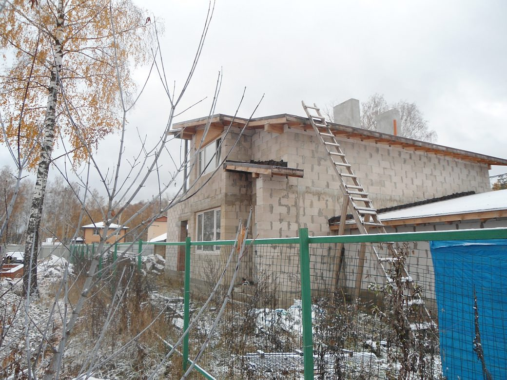 Дом из блока Монино
