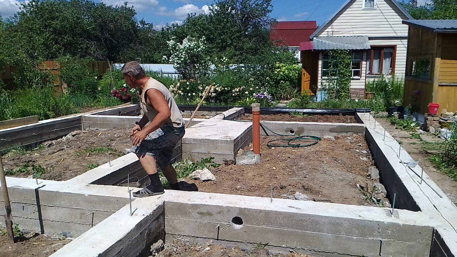 Дом из бруса для бабушки