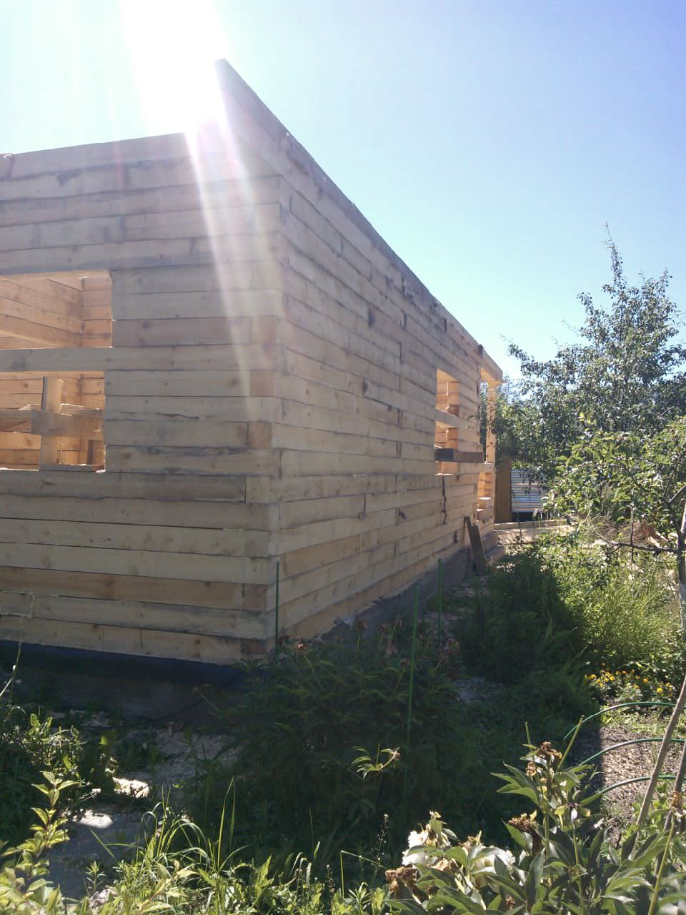 Дом из бруса для бабушки