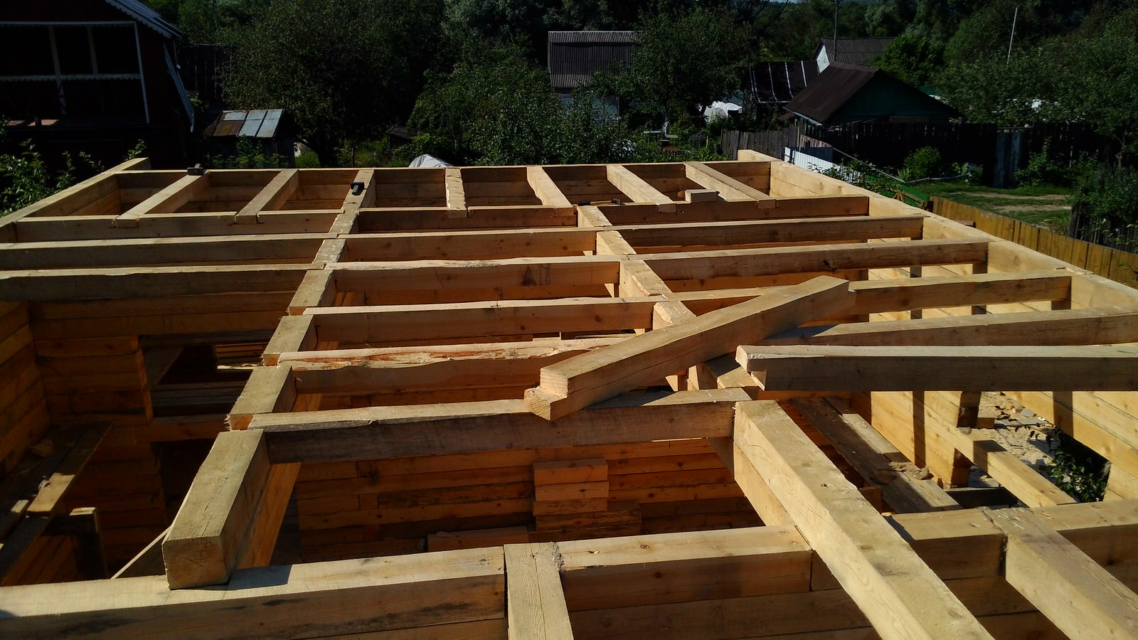 Дом из бруса для бабушки