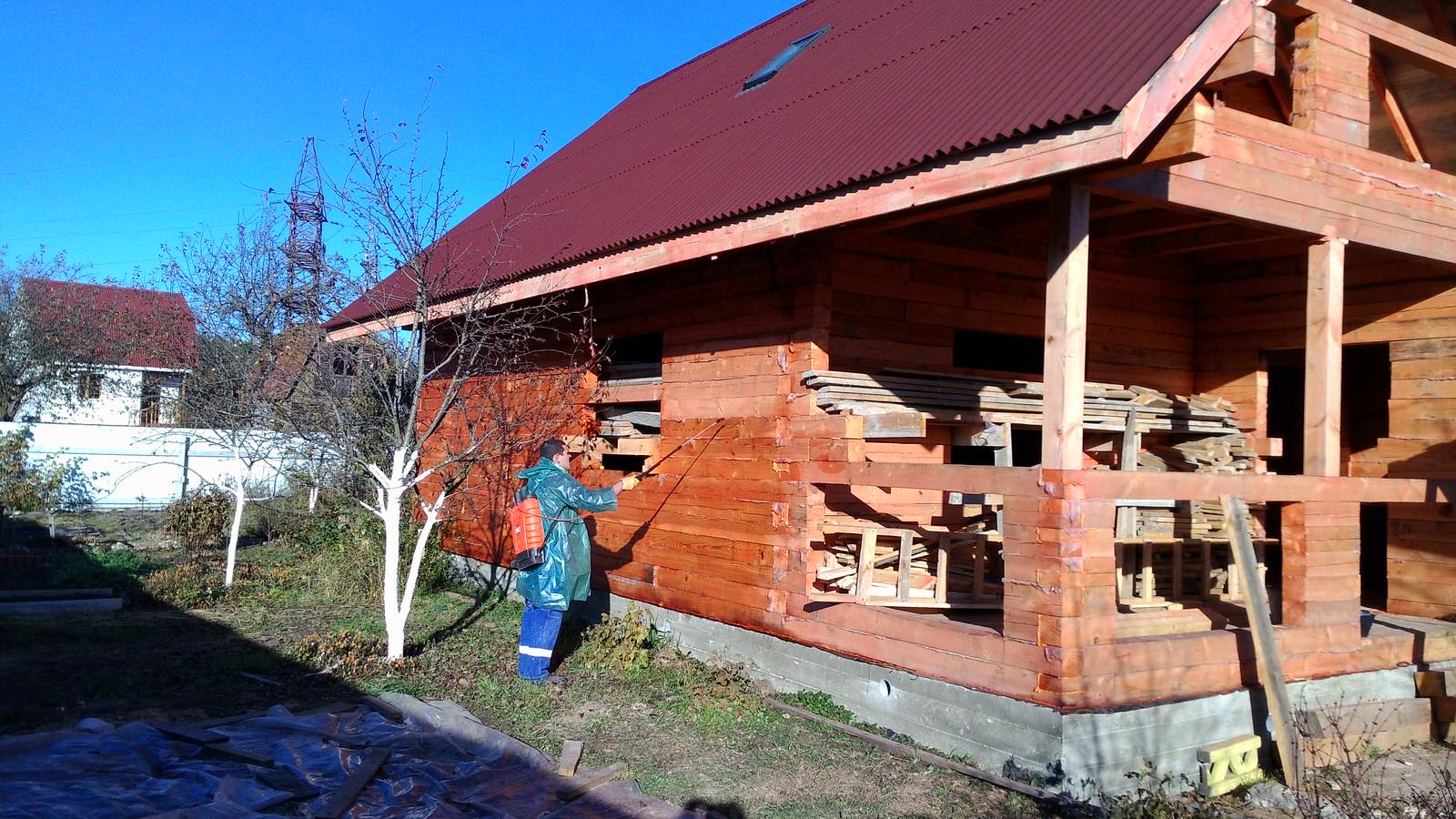 Дом из бруса для бабушки