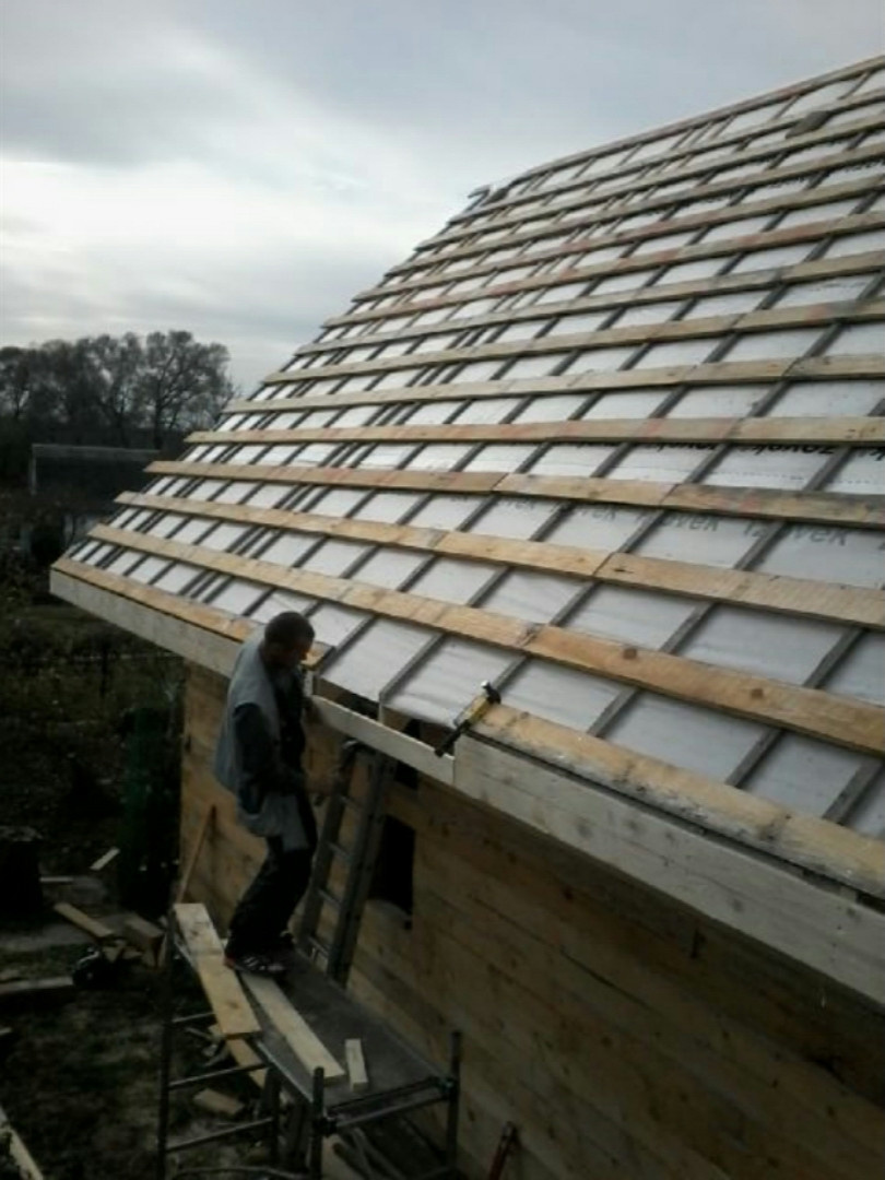 Дом из бруса для бабушки