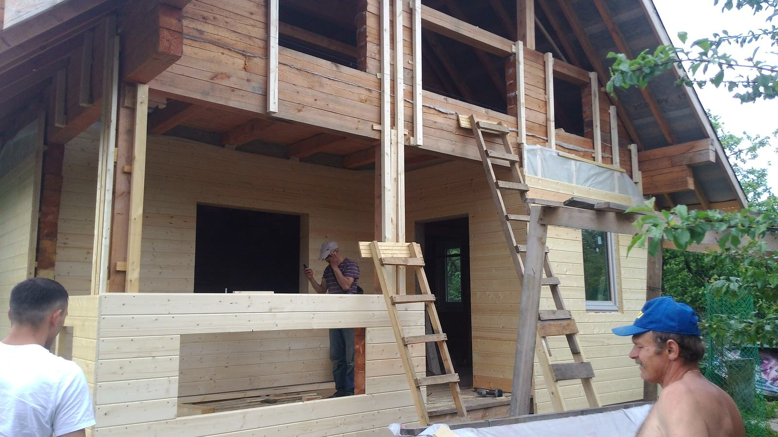 Дом из бруса для бабушки