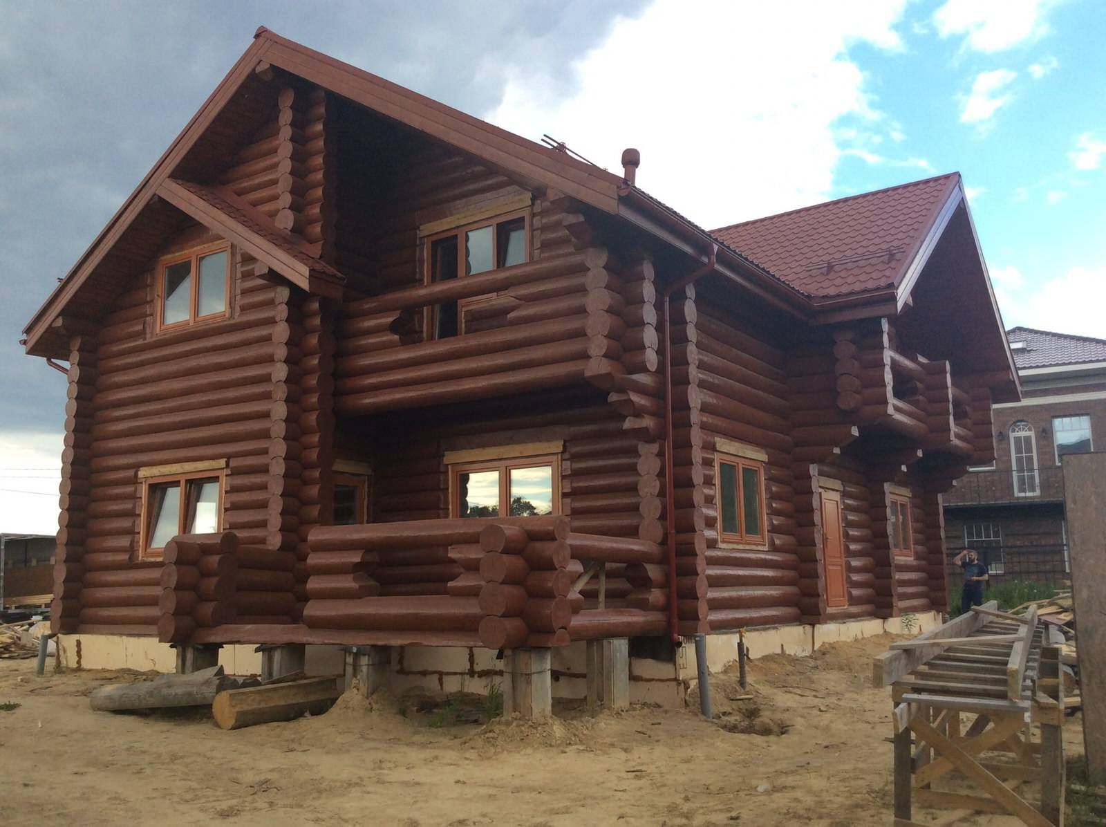 Классический русский деревянный  дом  240 м2