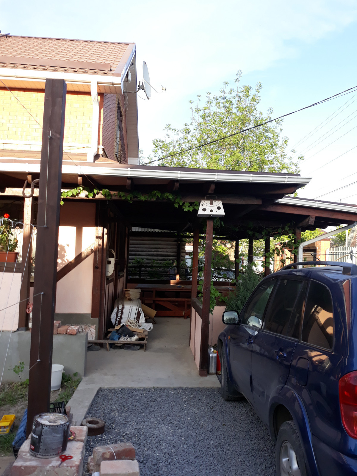 Беседка в стиле кантри