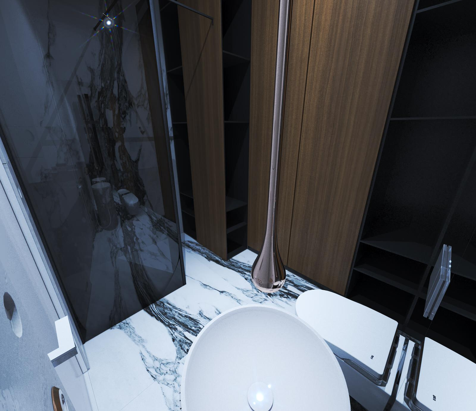 New design project apartment in Vladivostok, residential complex Aquamarine